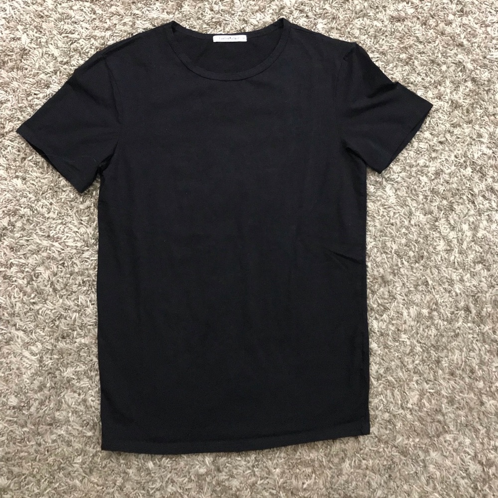 Canton Walker mens black short sleeve t-shirt